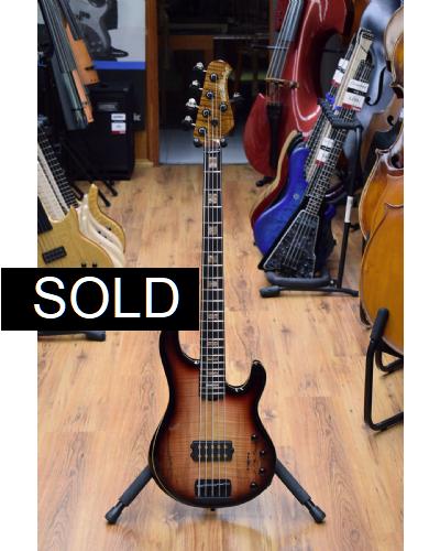 Music Man 35th Anniversary StingRay 5 Spalted Top Roasted Maple Ebony